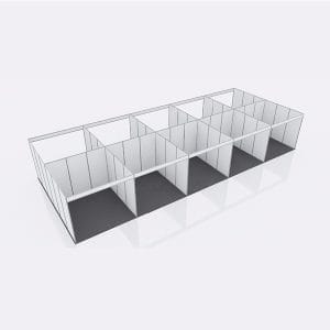 آموزش طراحی غرفه نمایشگاهی متمایز : چه چیزی لازم است؟ 2 غرفه-درون-خطی
