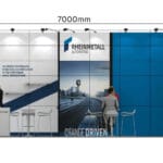 نمونه پروژه غرفه سازی نمایشگاهی ماکسیما 7 در 7 49 متری