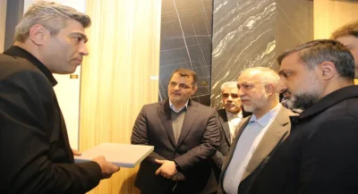 بازدید نماینده مجلس و معاون وزارت صمت از بیست و دومین نمایشگاه بین المللی صنعت چوب visit exhibition