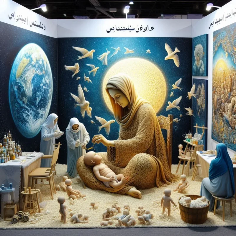 The Art of Booth Building at the Tehran International Mother, Newborn and Child Exhibition 2014 - Expert Guide to Creating a Lasting Space 2 International Mother, Child, Newborn Exhibition Booth Building