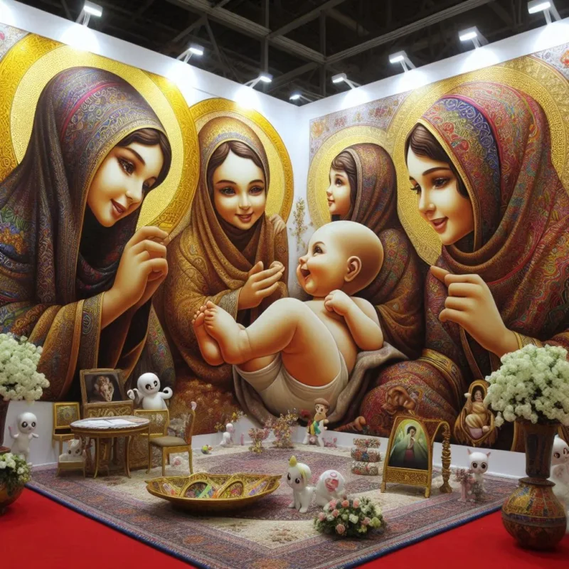The Art of Booth Building at the Tehran International Mother, Newborn and Child Exhibition 2014 - Expert Guide to Creating a Lasting Space 3 International Mother, Child, Newborn Exhibition Booth Building