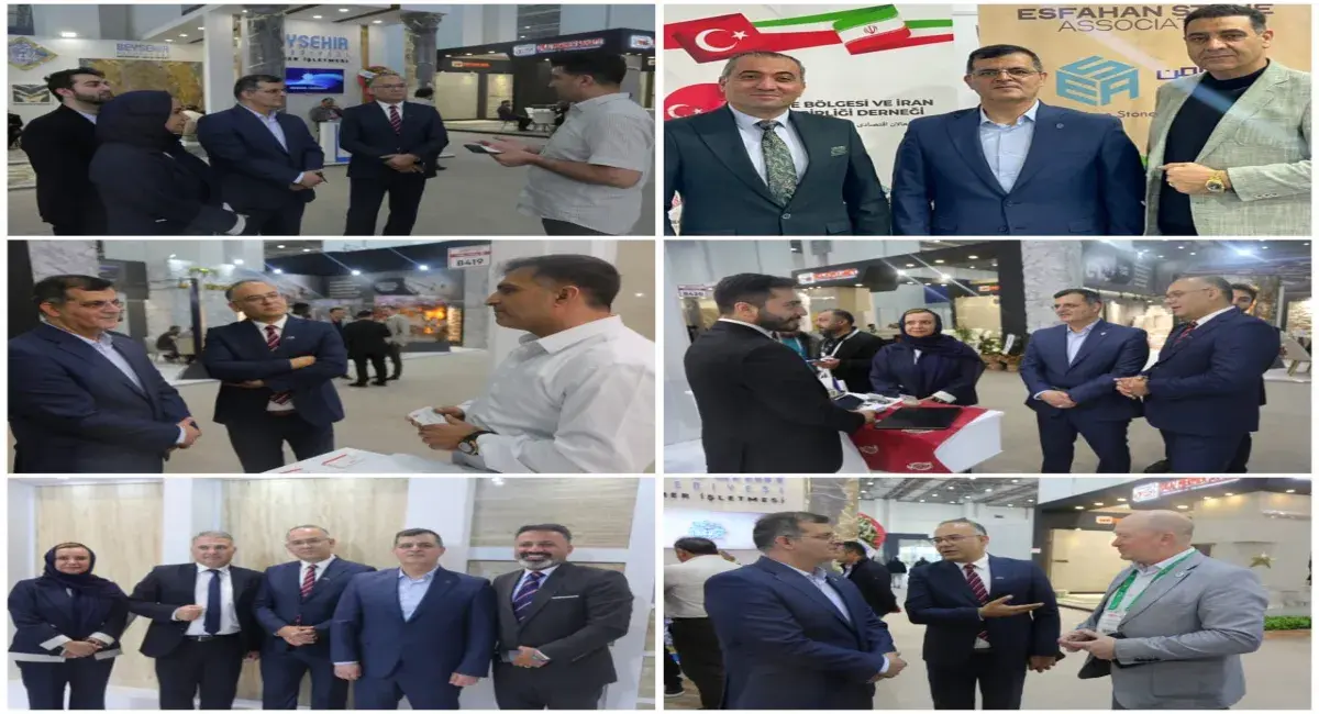 بازدید مدیرعامل نمایشگاه‌های بین‌المللی ایران از پاویون ملی در نمایشگاه سنگ ازمیر 2025