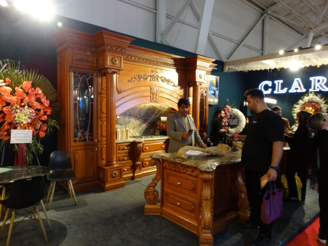 Photo report from the 7th International Exhibition of Iran's Export Capabilities - IranExpo (IranExpo 2025) 14 Luxury self-made booth by Claro Interior Decoration Manufacturing Company