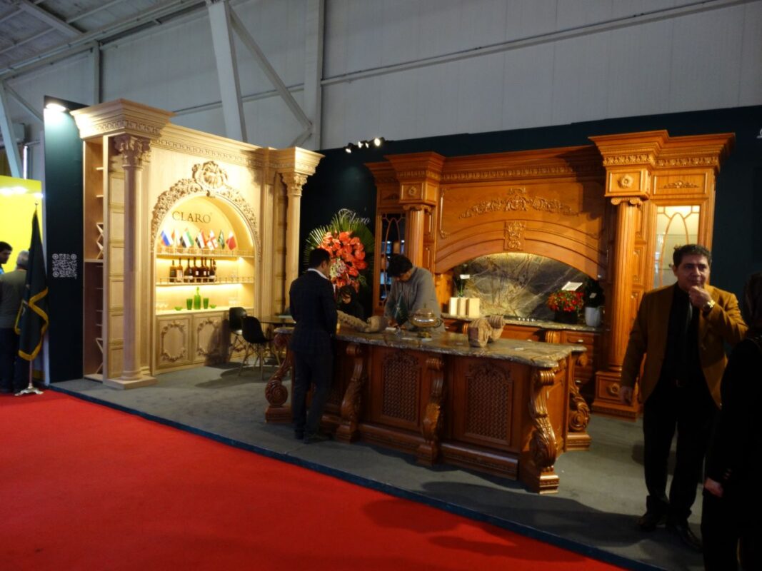 Photo report from the 7th International Exhibition of Iran's Export Capabilities - IranExpo (IranExpo 2025) 16 Luxury self-made booth by Claro Interior Decoration Manufacturing Company