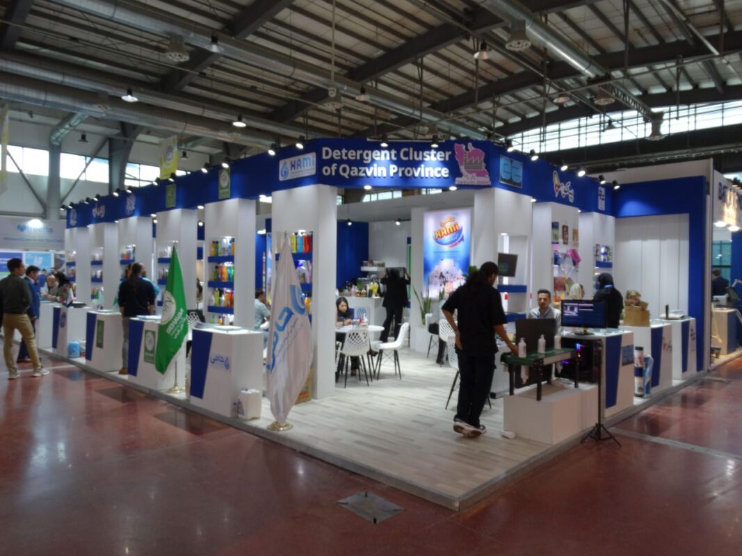 Photo report from the 7th International Exhibition of Iran's Export Capabilities - IranExpo 2025 35 Rubian Company's booth construction at Iran Expo 2025