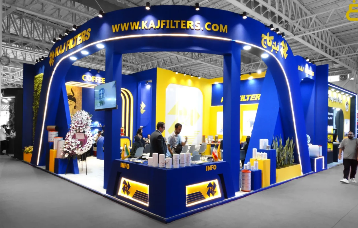 Kaj-Filter-Company-Booth Tehran International Auto Parts Exhibition
