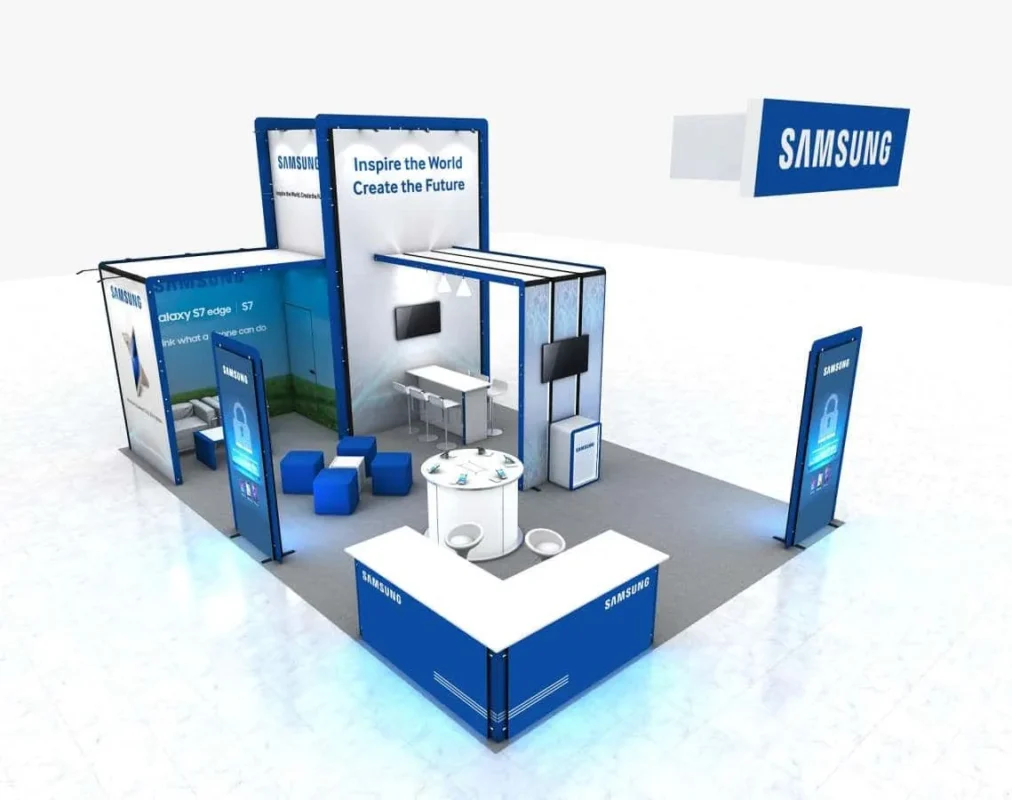 غرفه مدولار ماکسیما سامسونگ 9×6 54 متری 03 -maxima samsung booth
