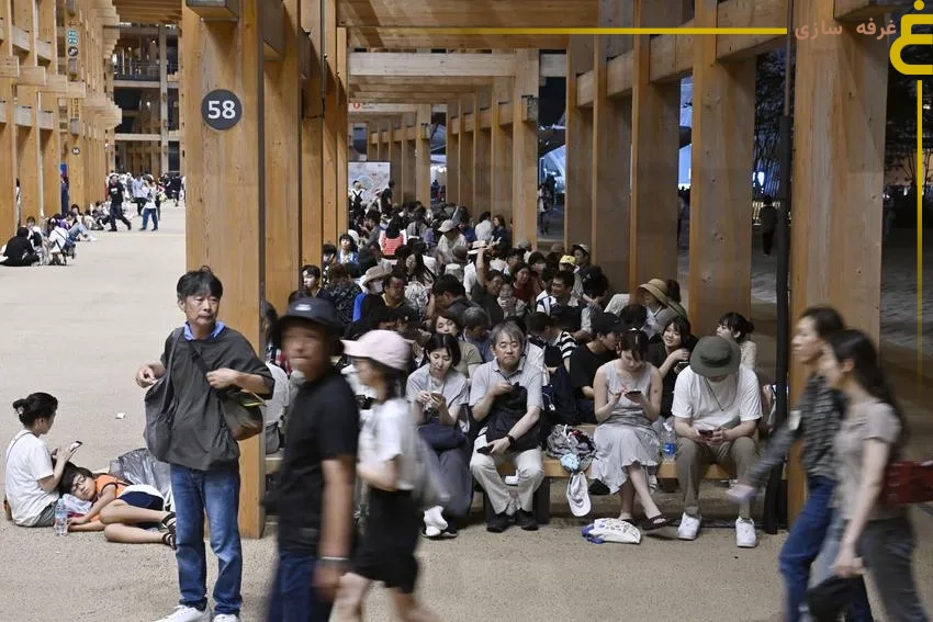 Osaka Expo 2025 visitors stranded overnight after subway outage 1 بازدیدکنندگان نمایشگاه اوزاکا پس از قطعی مترو یک شب در محل ماندند - Osaka Expo 2025